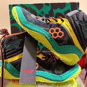 Kyle Snyder Kids Sneakers - Black, Green, Yellow